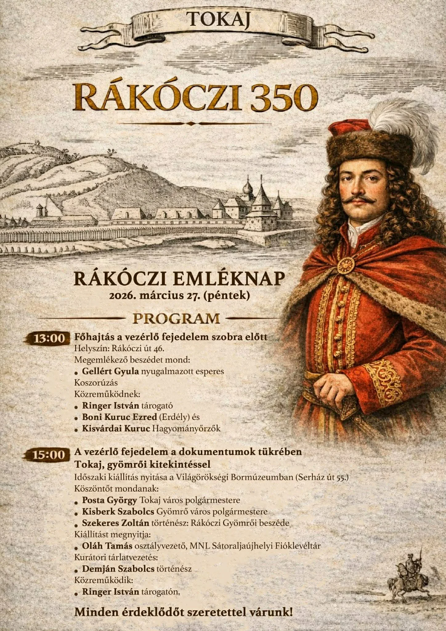 Rákóczi kiállítás plakát